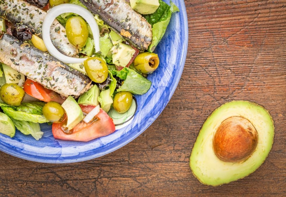 Sardine and Avocado Boats