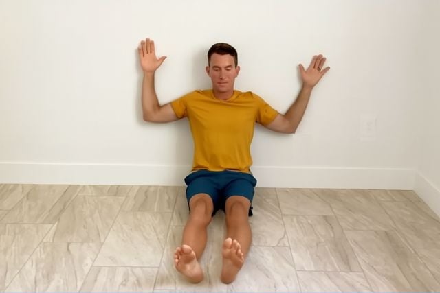 6 Wall Exercises That Work Wall Slides