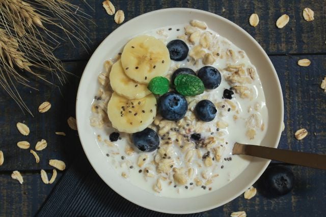 banana with oats