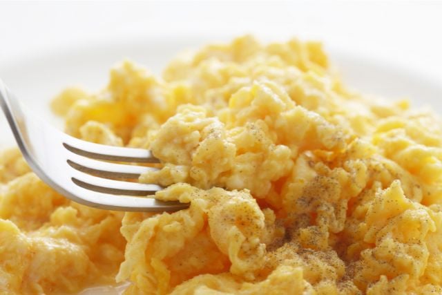 scrambled eggs