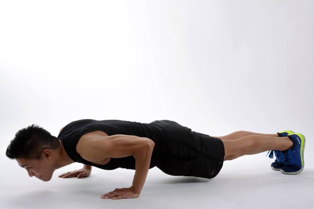 Push-ups for muscle growth