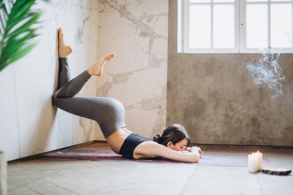 knee to wall exercise