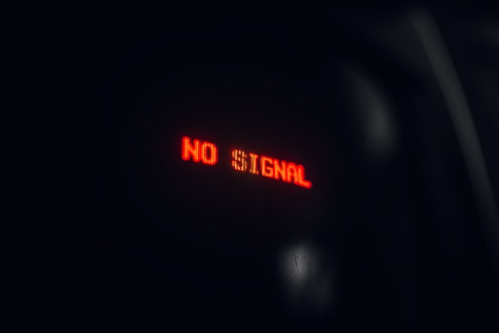 no internet
