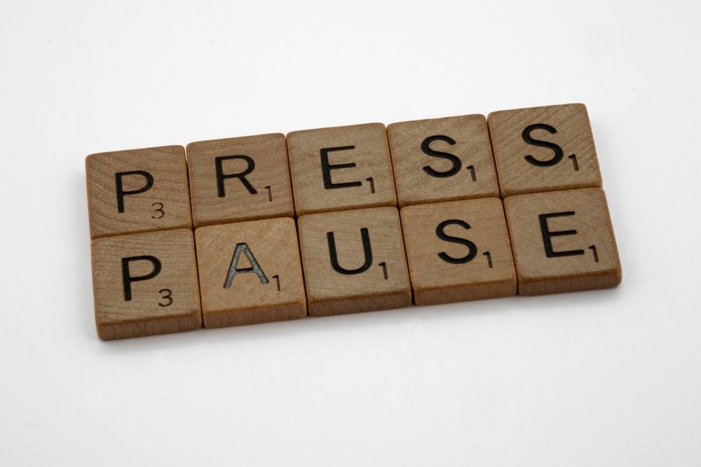 press pause